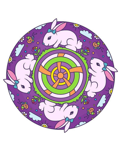 Malen nach Zahlen - Malen nach Zahlen - Mandala - Hase