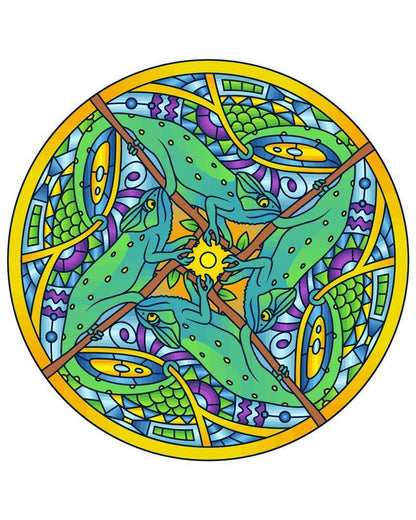 Malen nach Zahlen - Malen nach Zahlen - Mandala - Chameleon