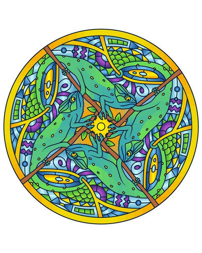 Malen nach Zahlen - Malen nach Zahlen - Mandala - Chameleon
