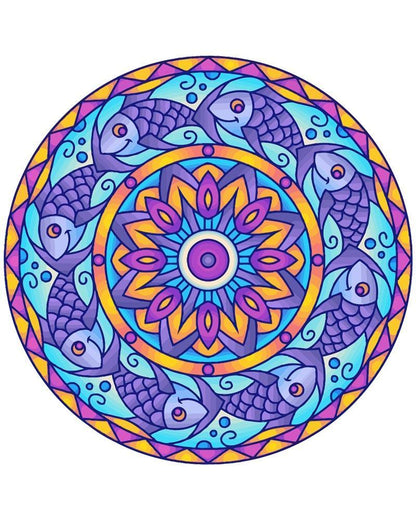 Malen nach Zahlen - Malen nach Zahlen - Mandala - Fisch