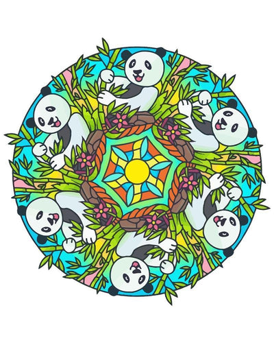 Malen nach Zahlen - Malen nach Zahlen - Mandala - Panda