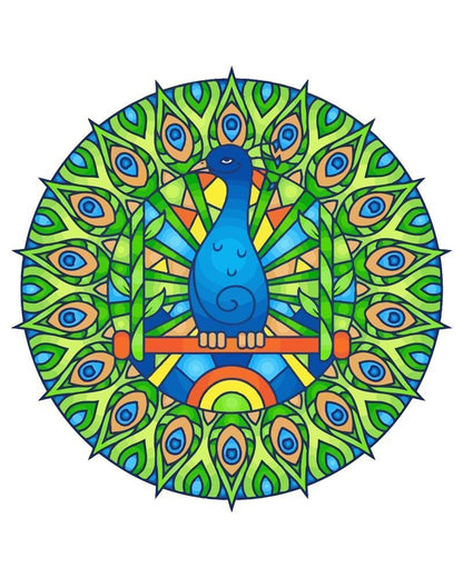 Malen nach Zahlen - Malen nach Zahlen - Mandala - Pfau