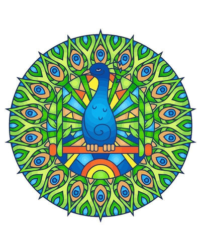 Malen nach Zahlen - Malen nach Zahlen - Mandala - Pfau