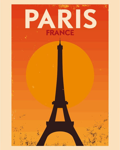 Malen nach Zahlen - Malen nach Zahlen - Retro - Paris