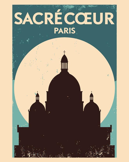 Malen nach Zahlen - Malen nach Zahlen - Retro - Sacre Coeur