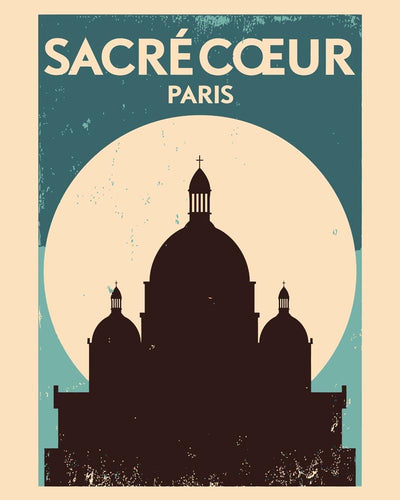 Malen nach Zahlen - Malen nach Zahlen - Retro - Sacre Coeur