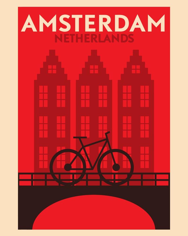 Malen nach Zahlen   Malen nach Zahlen   Retro   Amsterdam