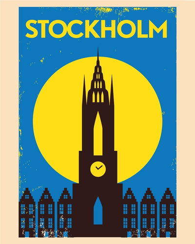 Malen nach Zahlen - Malen nach Zahlen - Retro - Stockholm
