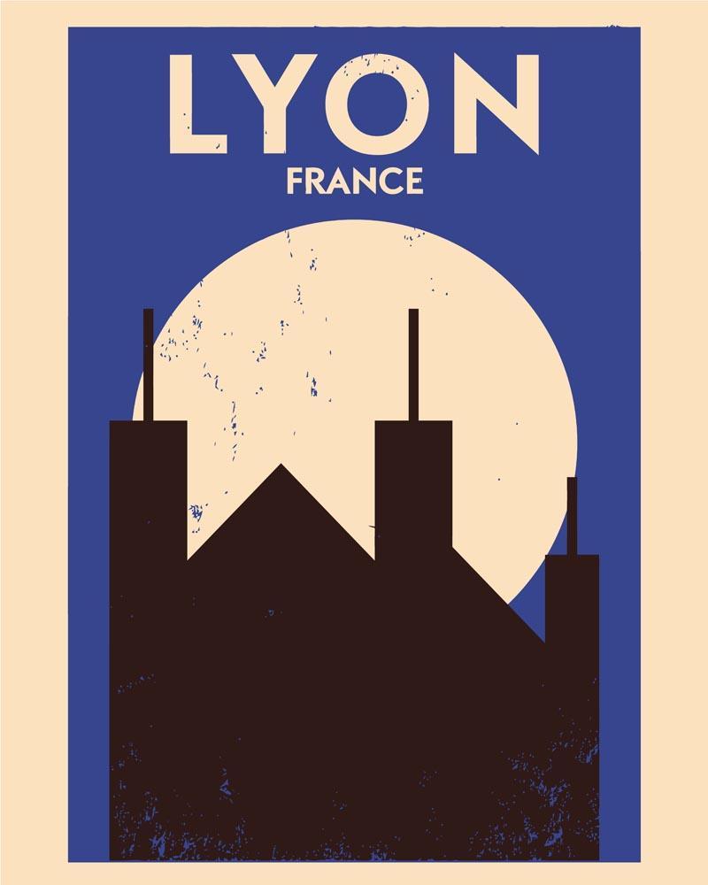 Malen nach Zahlen   Malen nach Zahlen   Retro   Lyon