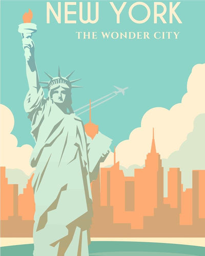 Malen nach Zahlen - Malen nach Zahlen - Travel - New York