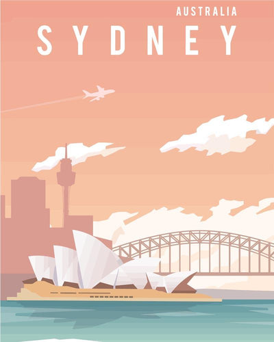 Malen nach Zahlen - Malen nach Zahlen - Travel - Sydney