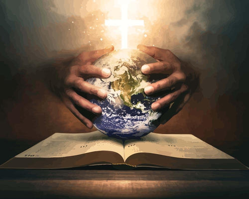 Malen nach Zahlen - Malen nach Zahlen - Die ganze Welt in der Hand