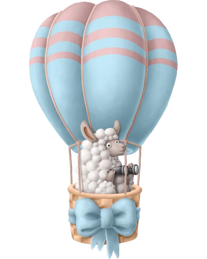 Malen nach Zahlen   Malen nach Zahlen   Heißluftballon   Schaf