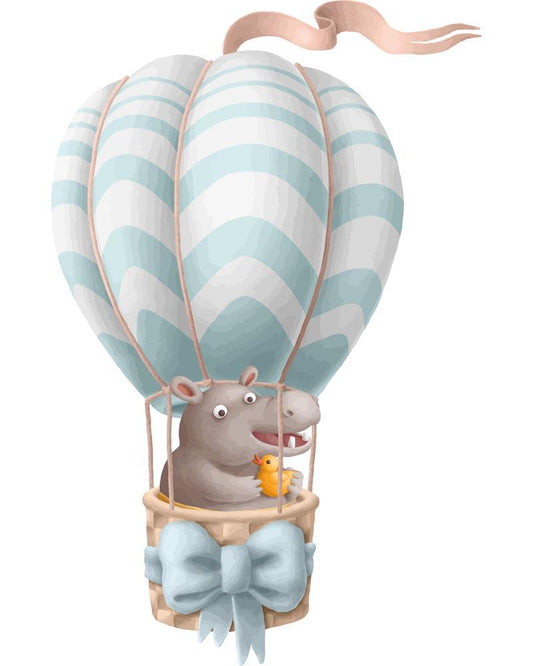 Malen nach Zahlen - Malen nach Zahlen - Heißluftballon - Hippo