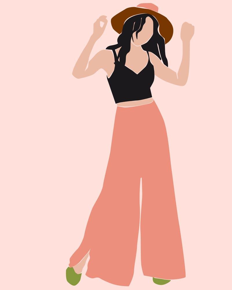 Malen nach Zahlen   Malen nach Zahlen   Lady Boss Portrait   1