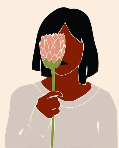 Malen nach Zahlen - Malen nach Zahlen - Lady Boss Portrait - 12