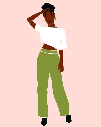 Malen nach Zahlen - Malen nach Zahlen - Lady Boss Portrait- 13