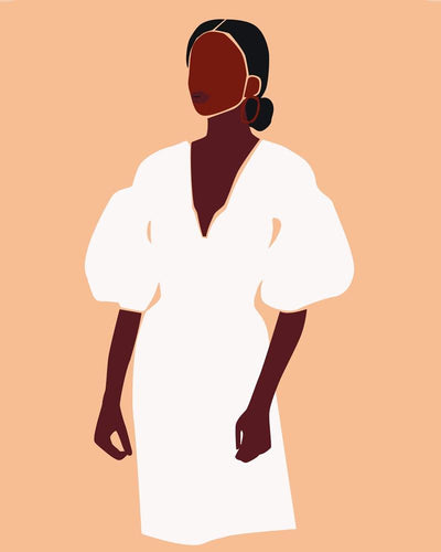 Malen nach Zahlen - Malen nach Zahlen - Lady Boss Portrait - 14