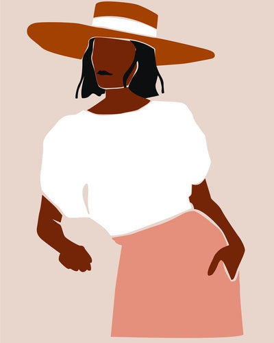 Malen nach Zahlen - Malen nach Zahlen - Lady Boss Portrait - 15