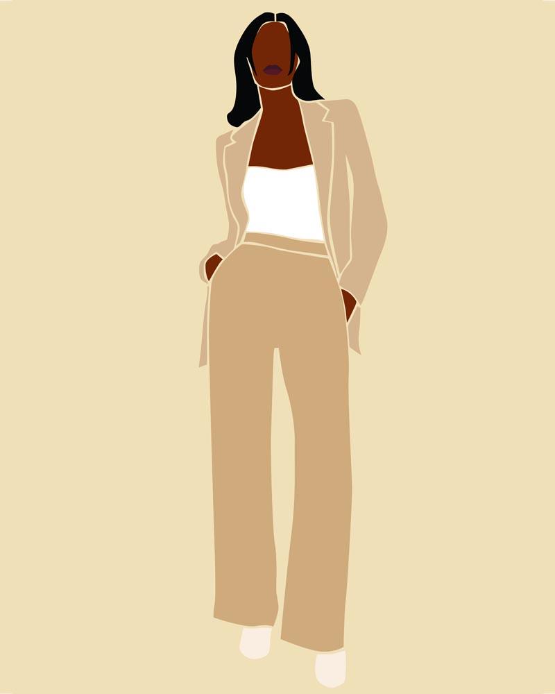 Malen nach Zahlen   Malen nach Zahlen   Lady Boss Portrait   22