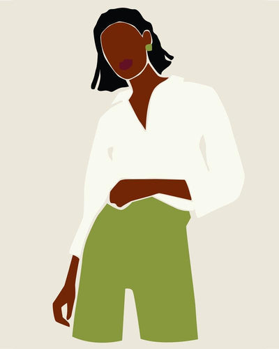 Malen nach Zahlen - Malen nach Zahlen - Lady Boss Portrait - 24