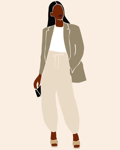 Malen nach Zahlen - Malen nach Zahlen - Lady Boss Portrait - 25