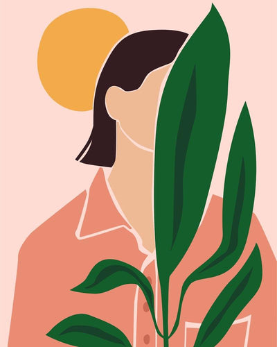 Malen nach Zahlen - Malen nach Zahlen - Lady Boss Portrait - 3