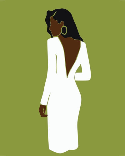 Malen nach Zahlen - Malen nach Zahlen - Lady Boss Portrait - 5