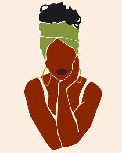 Malen nach Zahlen - Malen nach Zahlen - Lady Boss Portrait - 8