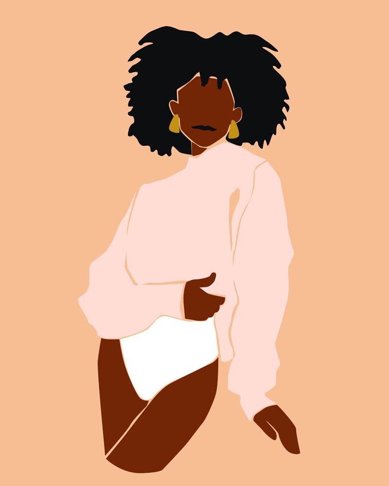 Malen nach Zahlen   Malen nach Zahlen   Lady Boss Portrait   9