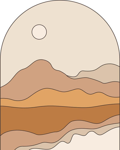 Malen nach Zahlen - Malen nach Zahlen - Boho - Landschaft - 11