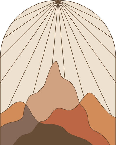Malen nach Zahlen - Malen nach Zahlen - Boho - Landschaft - 12