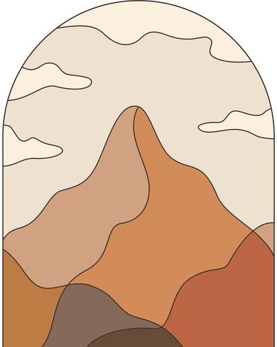 Malen nach Zahlen - Malen nach Zahlen - Boho - Landschaft - 9