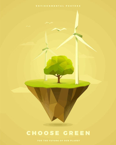 Malen nach Zahlen - Malen nach Zahlen - Grüne Power - Zukunft