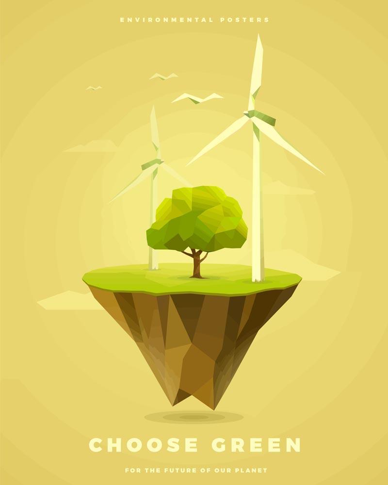 Malen nach Zahlen   Malen nach Zahlen   Grüne Power   Zukunft