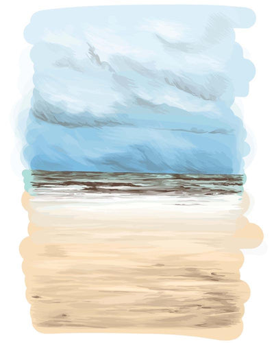 Malen nach Zahlen - Malen nach Zahlen - See und Strand