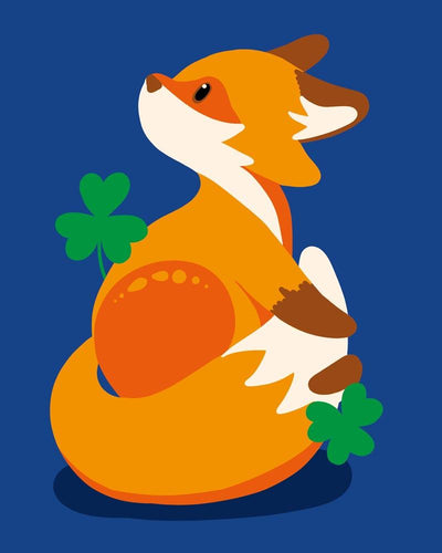 Malen nach Zahlen - Malen nach Zahlen Kinder - Fuchs - Artist's Edition - by Anneke Schipper