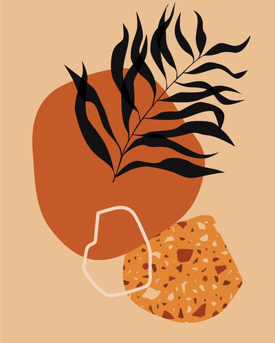 Malen nach Zahlen - Malen nach Zahlen - Abstrakte Illustration 1