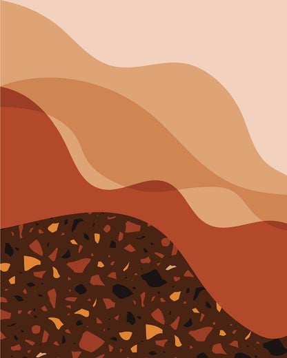 Malen nach Zahlen - Malen nach Zahlen - Landschaft Illustration 17