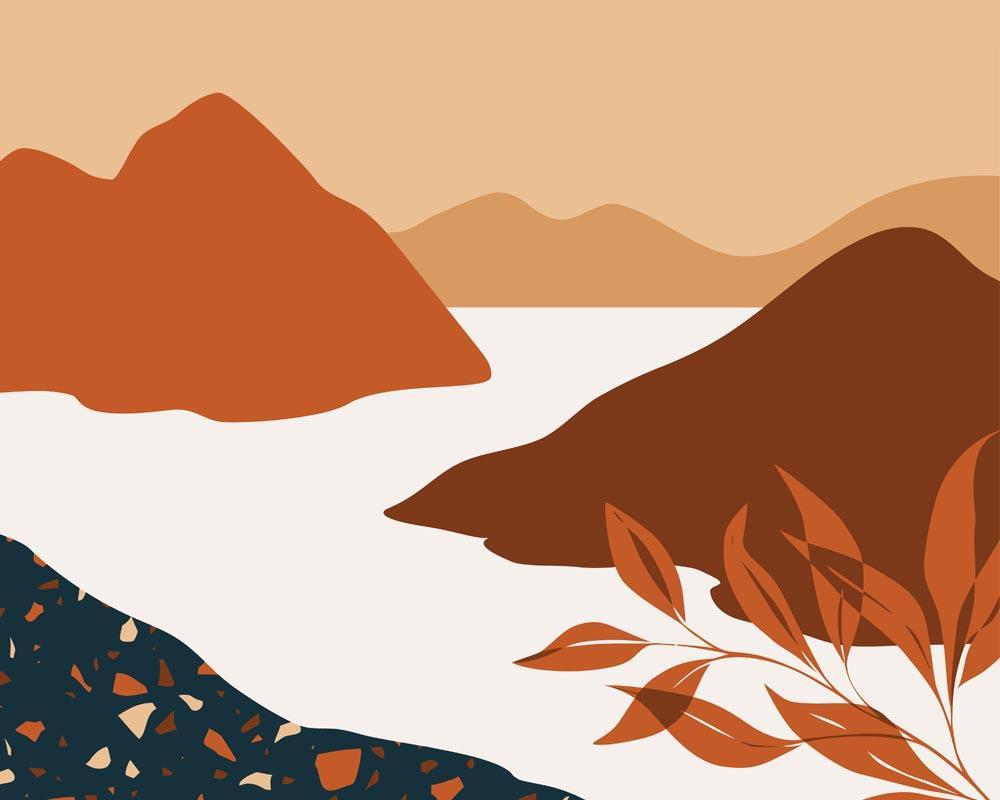 Malen nach Zahlen   Malen nach Zahlen   Landschaft Illustration 29