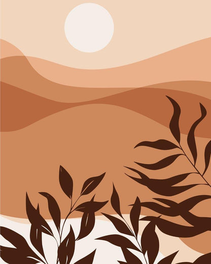 Malen nach Zahlen - Malen nach Zahlen - Landschaft Illustration 3