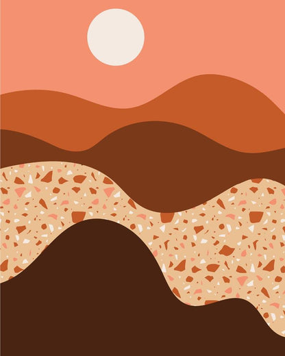Malen nach Zahlen - Malen nach Zahlen - Landschaft Illustration 4
