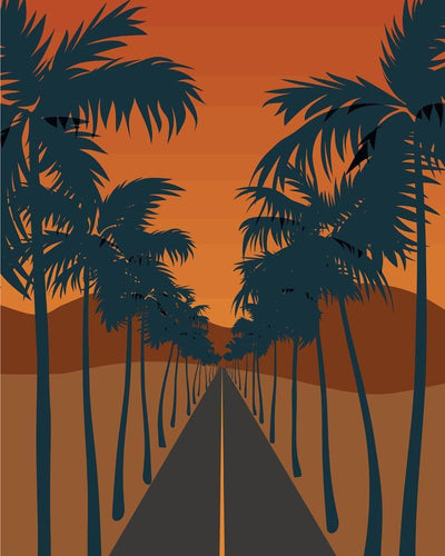 Malen nach Zahlen - Malen nach Zahlen - Landschaft Illustration 9