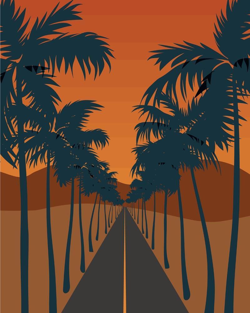 Malen nach Zahlen   Malen nach Zahlen   Landschaft Illustration 9