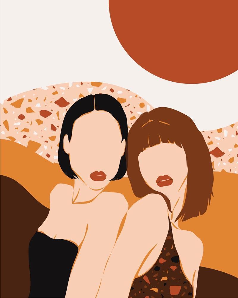 Malen nach Zahlen - Malen nach Zahlen - People Illustration 12