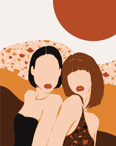 Malen nach Zahlen - Malen nach Zahlen - People Illustration 12