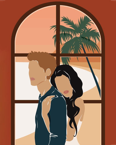 Malen nach Zahlen - Malen nach Zahlen - People Illustration 19