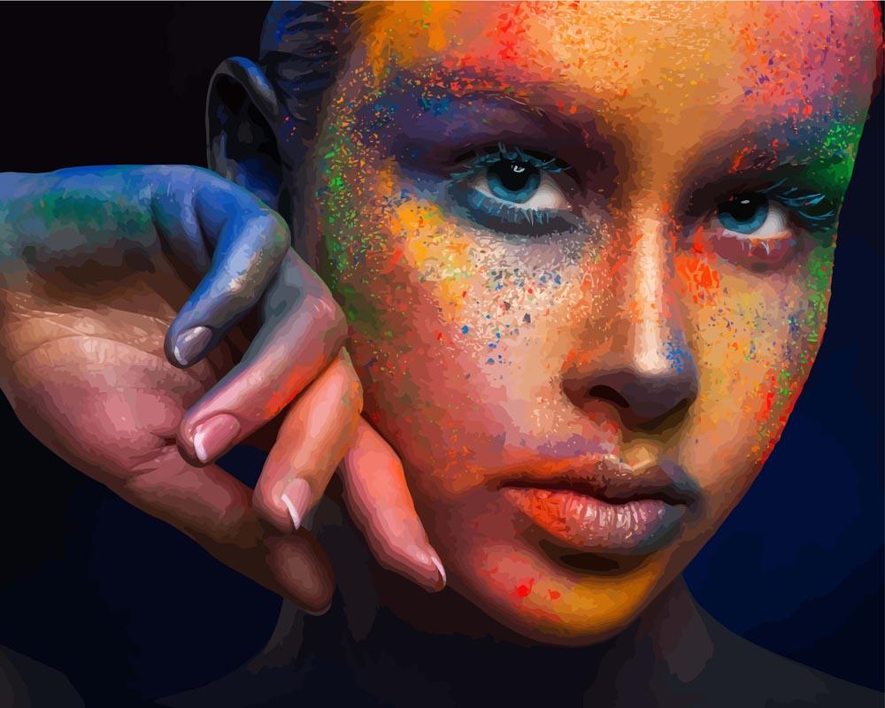 Malen nach Zahlen   Malen nach Zahlen   Kreatives Make Up