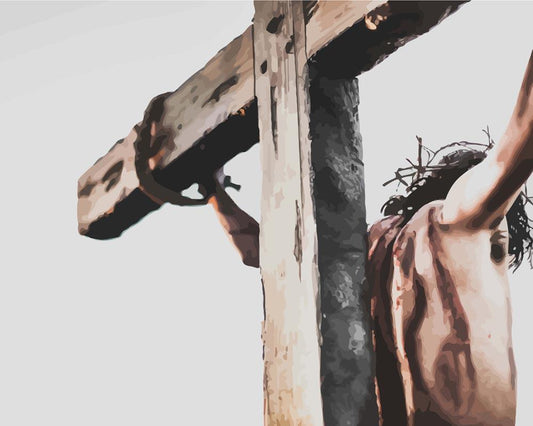 Malen nach Zahlen - Malen nach Zahlen - Jesus am Kreuz