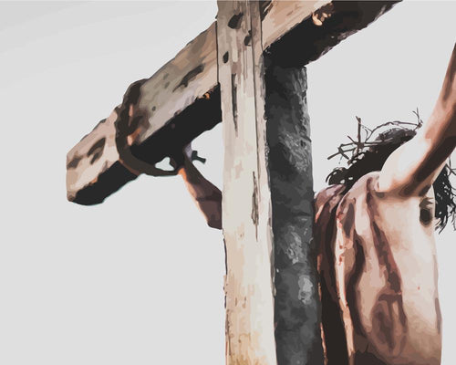 Malen nach Zahlen - Malen nach Zahlen - Jesus am Kreuz